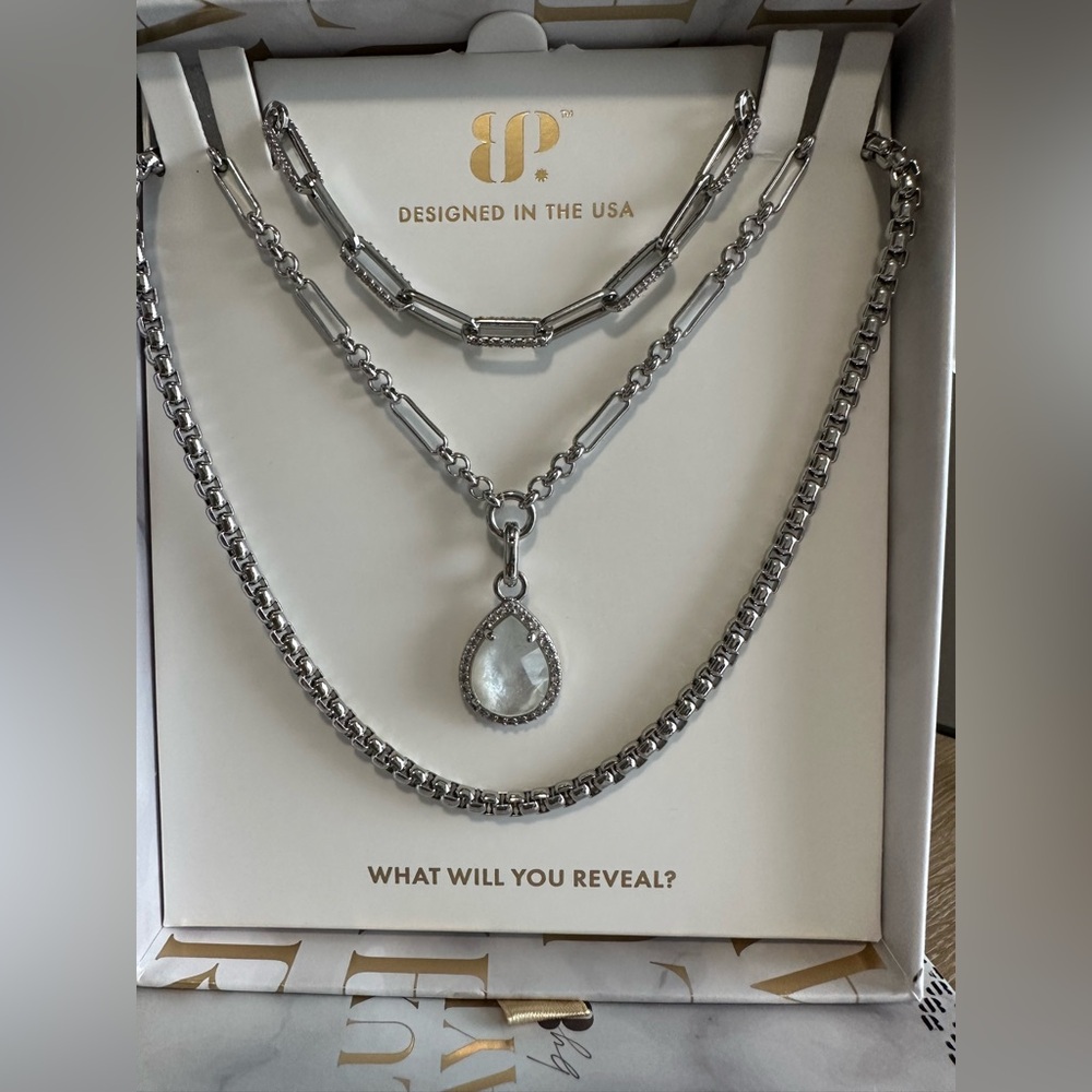Bomb Party Summer Luxe Layers 2025 “Let”s Layer Up” CZ Silver plating